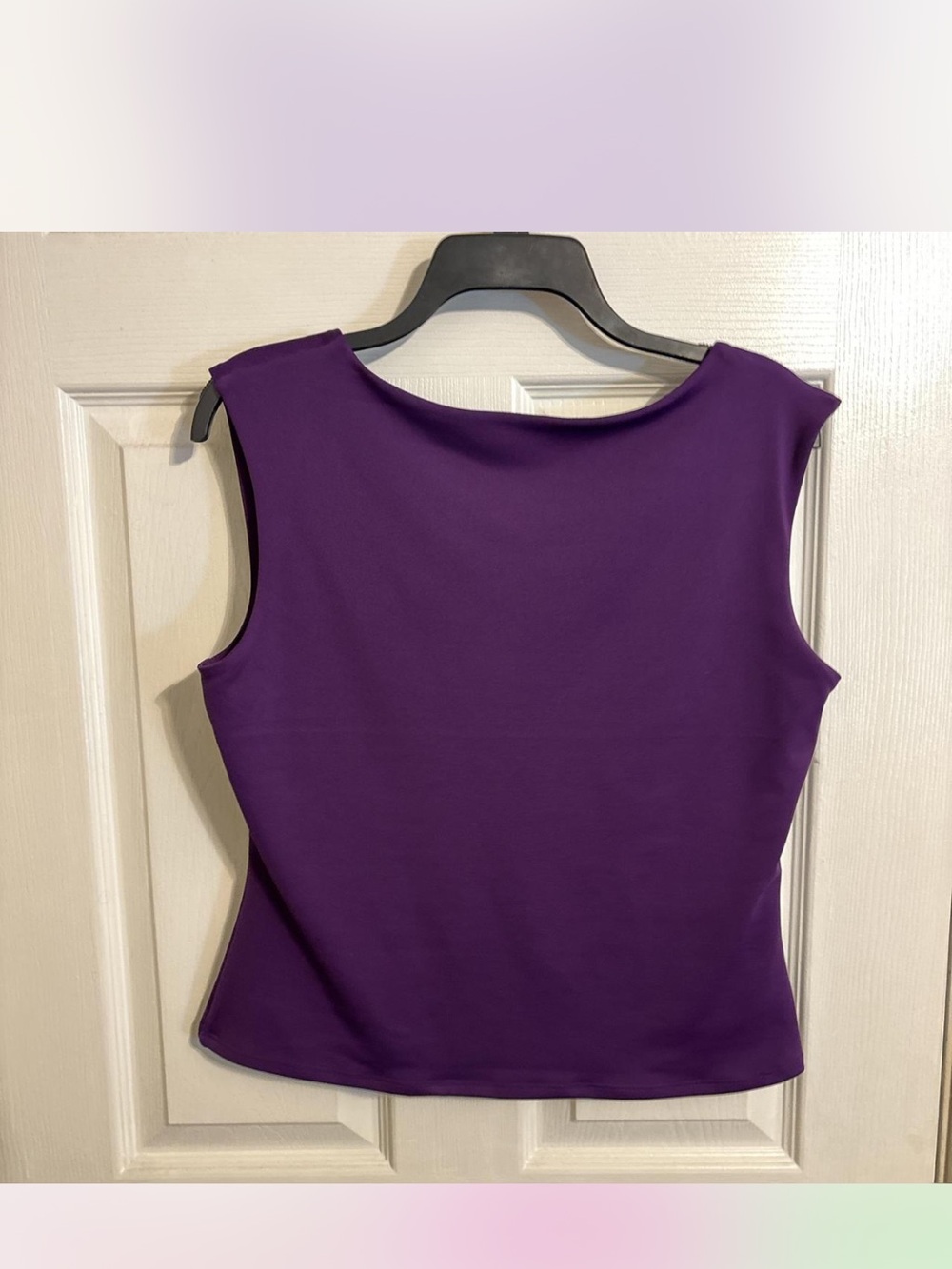 Express Women's Deep Purple Sleeveless Tank